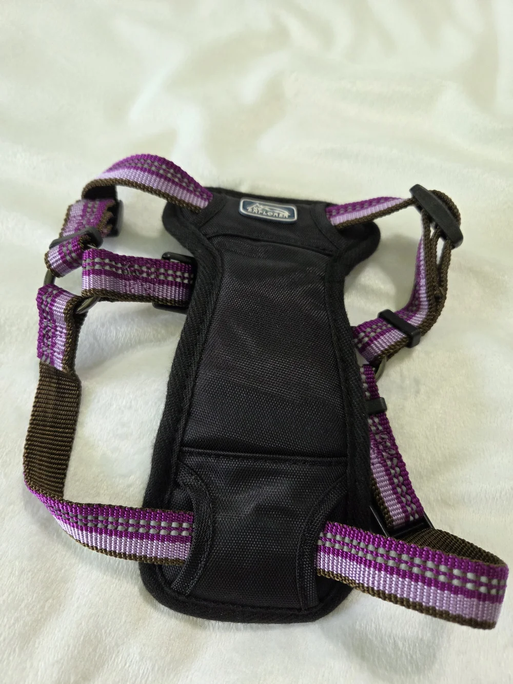 XS Coastal Explorer Purple Padded Dog Harness